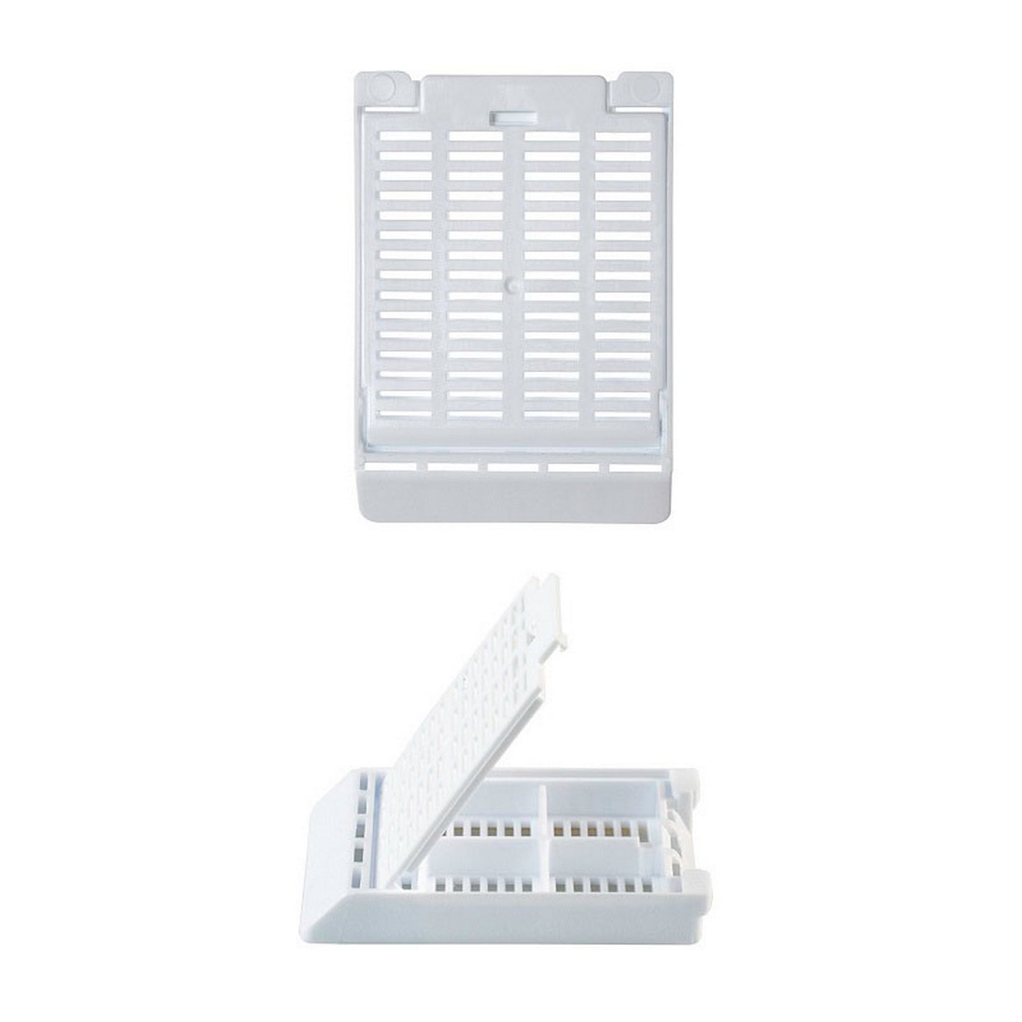 Slimsette™ Tissue cassettes with 4 compartments, White