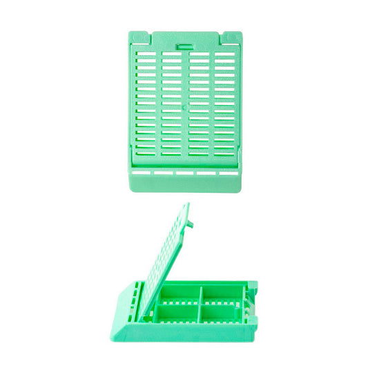 Slimsette™ Tissue cassettes with 4 compartments, Green