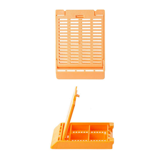 Slimsette™ Tissue cassettes with 4 compartments, Peach