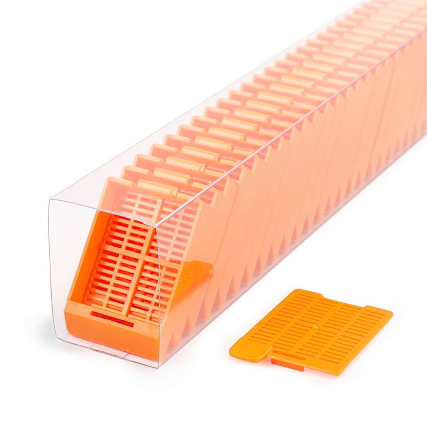 Swingsette™ Tissue cassettes in Quickload™ Sleeves, Orange