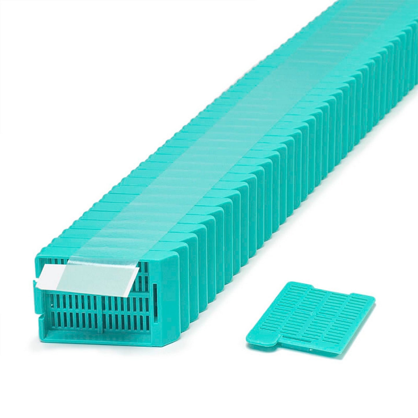 Swingsette™ - Tissue cassettes in QuickLoad™ Stack (taped), Aqua