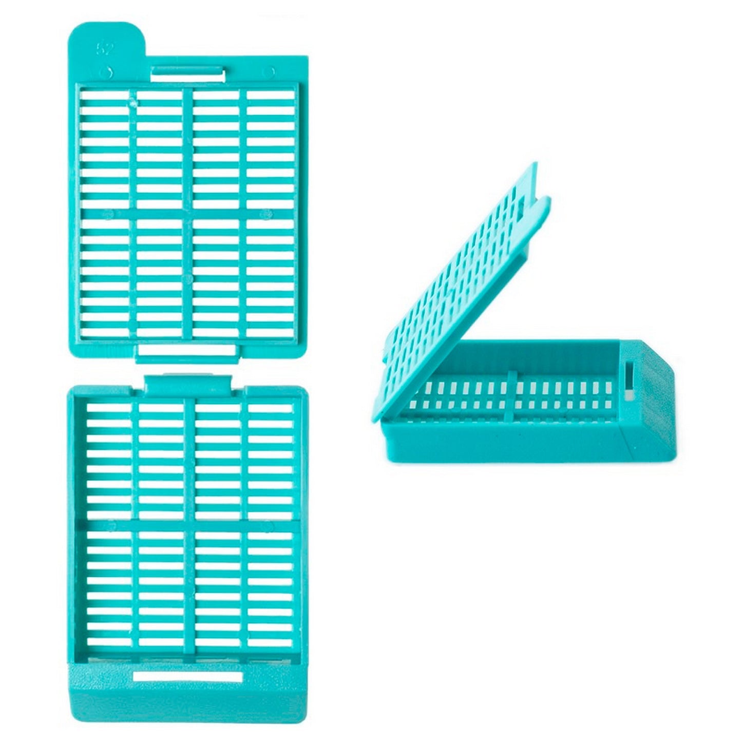 Swingsette™ Tissue cassettes, Aqua, 1000/pk
