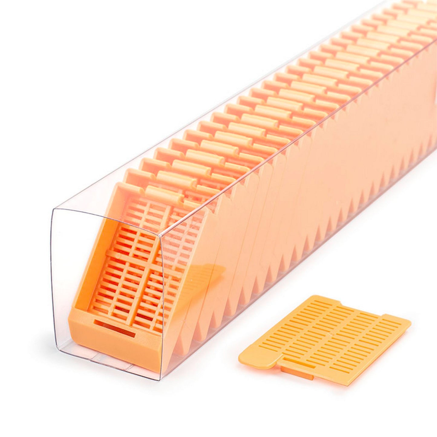 Swingsette™ Tissue cassettes in Quickload™ Sleeves, Peach