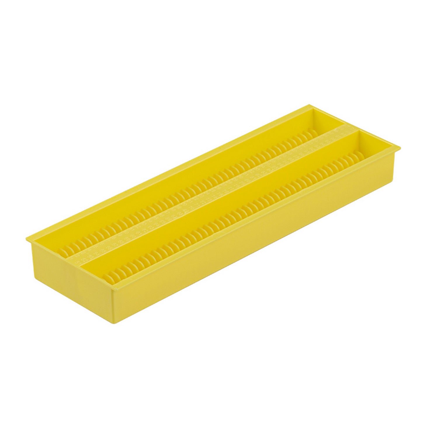 DrainRack™ slide storage rack, Yellow
