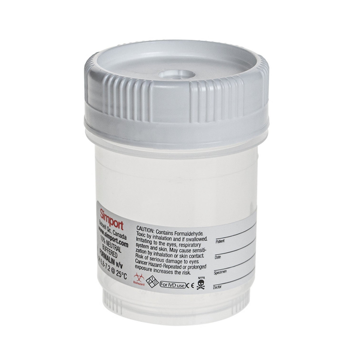 HistoTainer™ II prefilled specimen containers, 120 ml