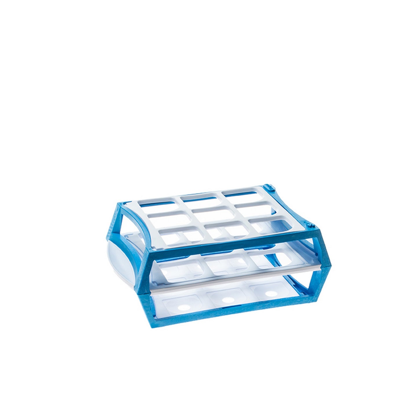 The MultiRack™ Jr., Blue, Capacity - 9 for tubes 25 to 30 mm