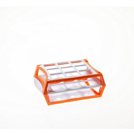 The MultiRack™ Jr., Orange, Capacity - 9 for tubes 25 to 30 mm