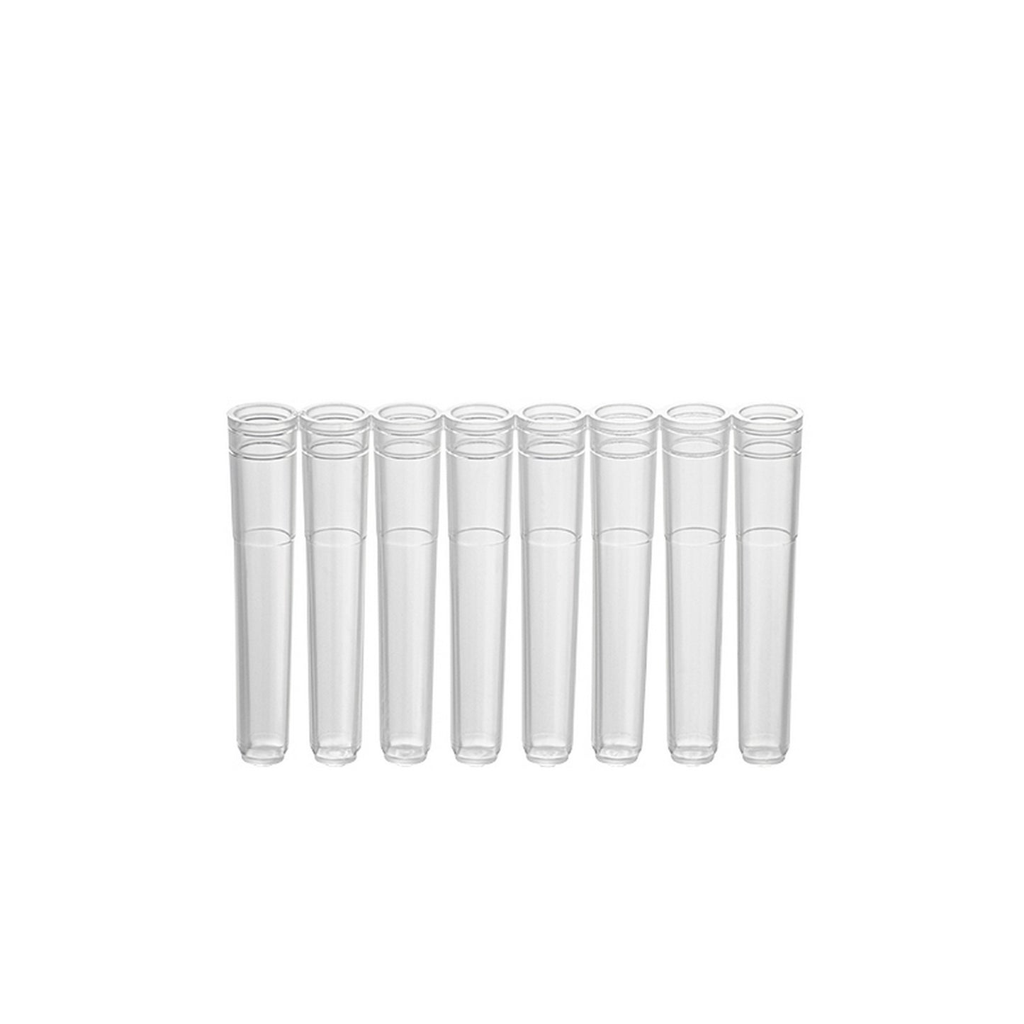 Tubes, Strips of 8 tubes, without writing surface