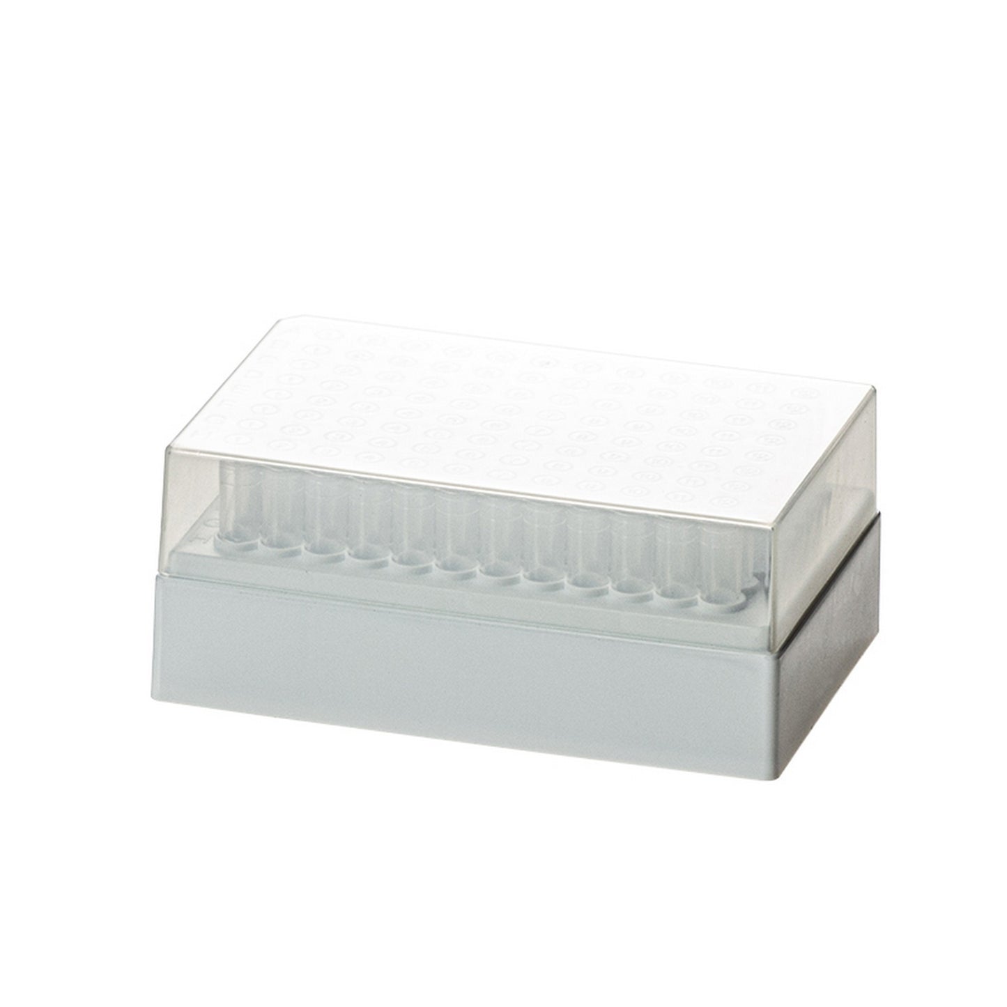 BioTube™ Rack, Rack with 8 strips of 12 tubes, Sterile
