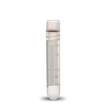 CRYOVIAL® Internal thread with silicone O-ring seal, 4 ml round bottom, Sterilized by Gamma radiation and Autoclavable