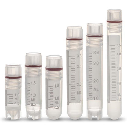 CRYOVIAL® Internal thread with silicone O-ring seal, 5 ml round bottom, Sterilized by Gamma radiation and Autoclavable