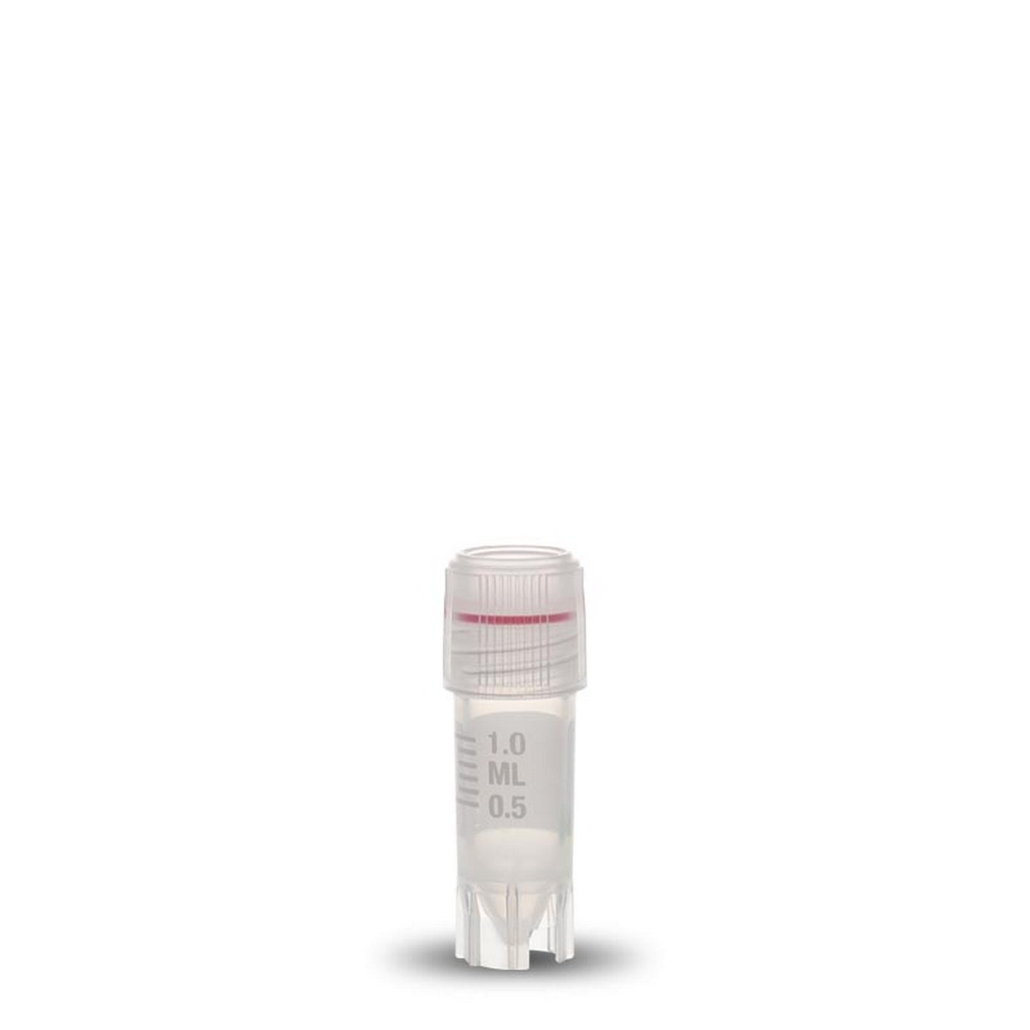CRYOVIAL® External thread with lip and silicone washer seal, 1.2 ml self-standing, Sterilized by Gamma radiation and Autoclavable