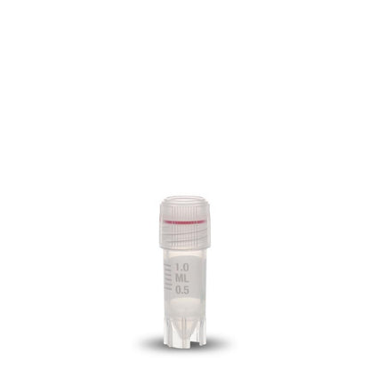 CRYOVIAL® External thread with lip and silicone washer seal, 1.2 ml self-standing, Sterilized by Gamma radiation and Autoclavable