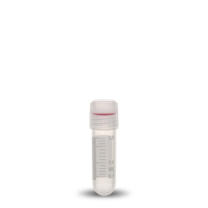 CRYOVIAL® External thread with lip and silicone washer seal, 2 ml round bottom, Sterilized by Gamma radiation and Autoclavable