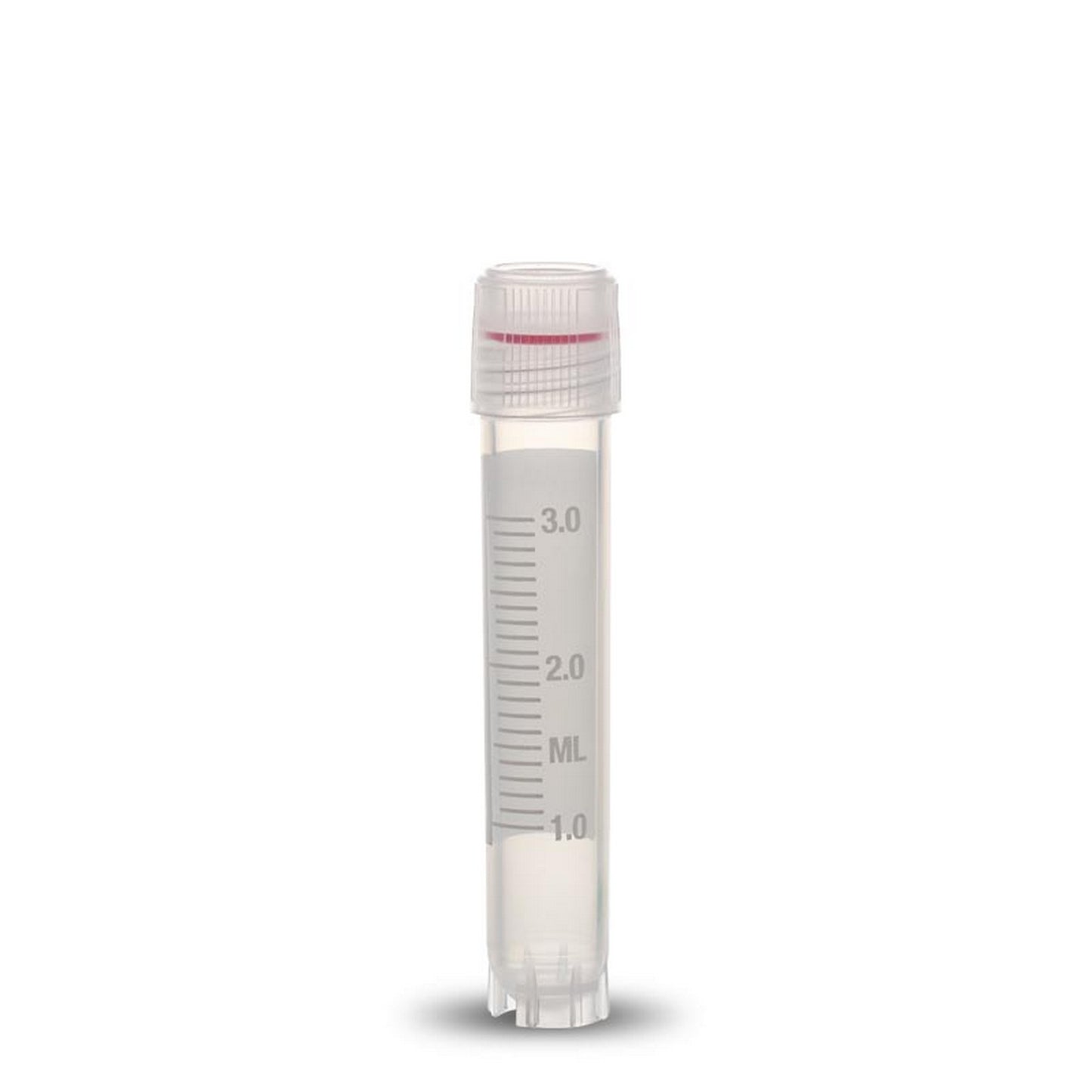 CRYOVIAL® External thread with lip and silicone washer seal, 3 ml self-standing, Sterilized by Gamma radiation and Autoclavable