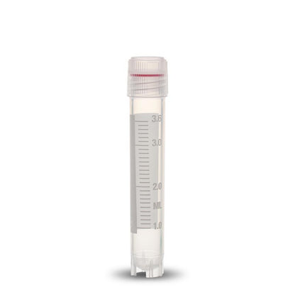 CRYOVIAL® External thread with lip and silicone washer seal, 4 ml self-standing, Sterilized by Gamma radiation and Autoclavable