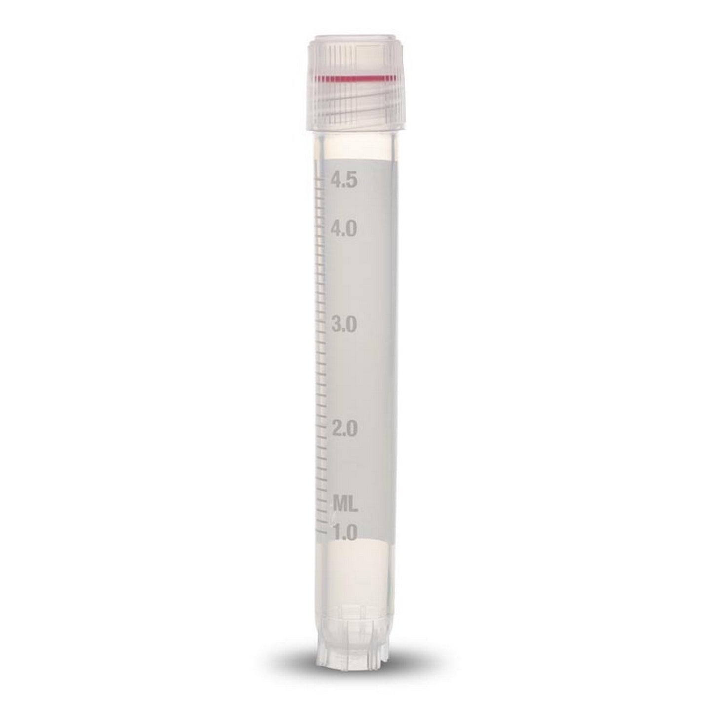 CRYOVIAL® External thread with lip and silicone washer seal, 5 ml self-standing, Sterilized by Gamma radiation and Autoclavable