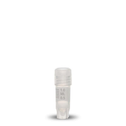 CRYOVIAL® External thread design with lip seal, 1.2 ml self-standing, Sterilized by Gamma radiation and Autoclavable