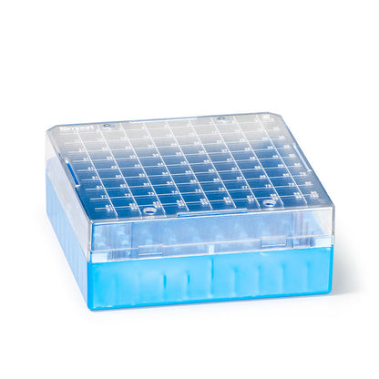 Cryostore™ Storage Boxes for 100 cryogenic vials of 1 to 2 ml sizes, Blue