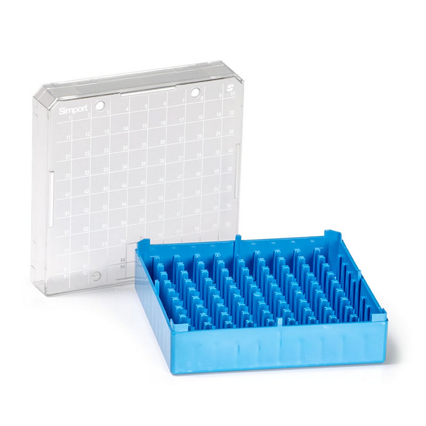 Cryostore™ Storage Boxes for 100 cryogenic vials of 1 to 2 ml sizes, Blue