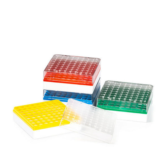 Cryostore™ Storage Boxes for 81 cryogenic vials of 1 to 2 ml sizes, Yellow