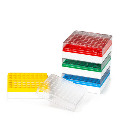 Cryostore™ Storage Boxes for 81 cryogenic vials of 1 to 2 ml sizes, Yellow