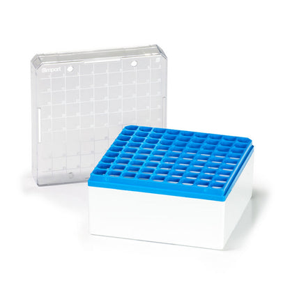 Cryostore™ Storage Boxes for 81 cryogenic vials of 3 to 4 ml sizes, Blue