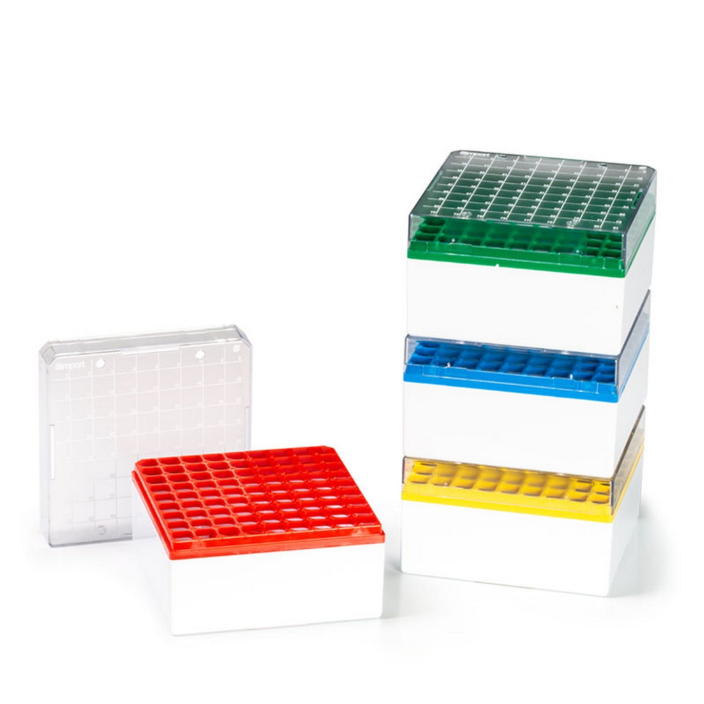 Cryostore™ Storage Boxes for 81 cryogenic vials of 3 to 4 ml sizes, Green