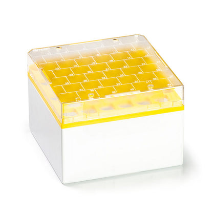 Cryostore™ Storage Boxes for 42 cryogenic vials of 10 ml size, Yellow