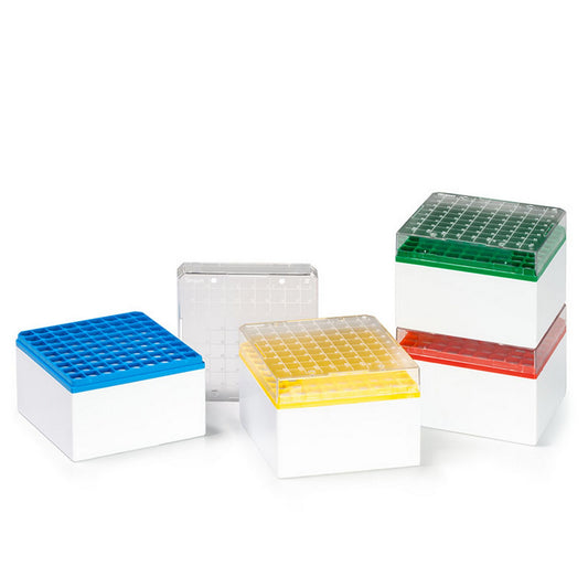 Cryostore™ Storage Boxes for 81 cryogenic vials of 3 to 5 ML, Green