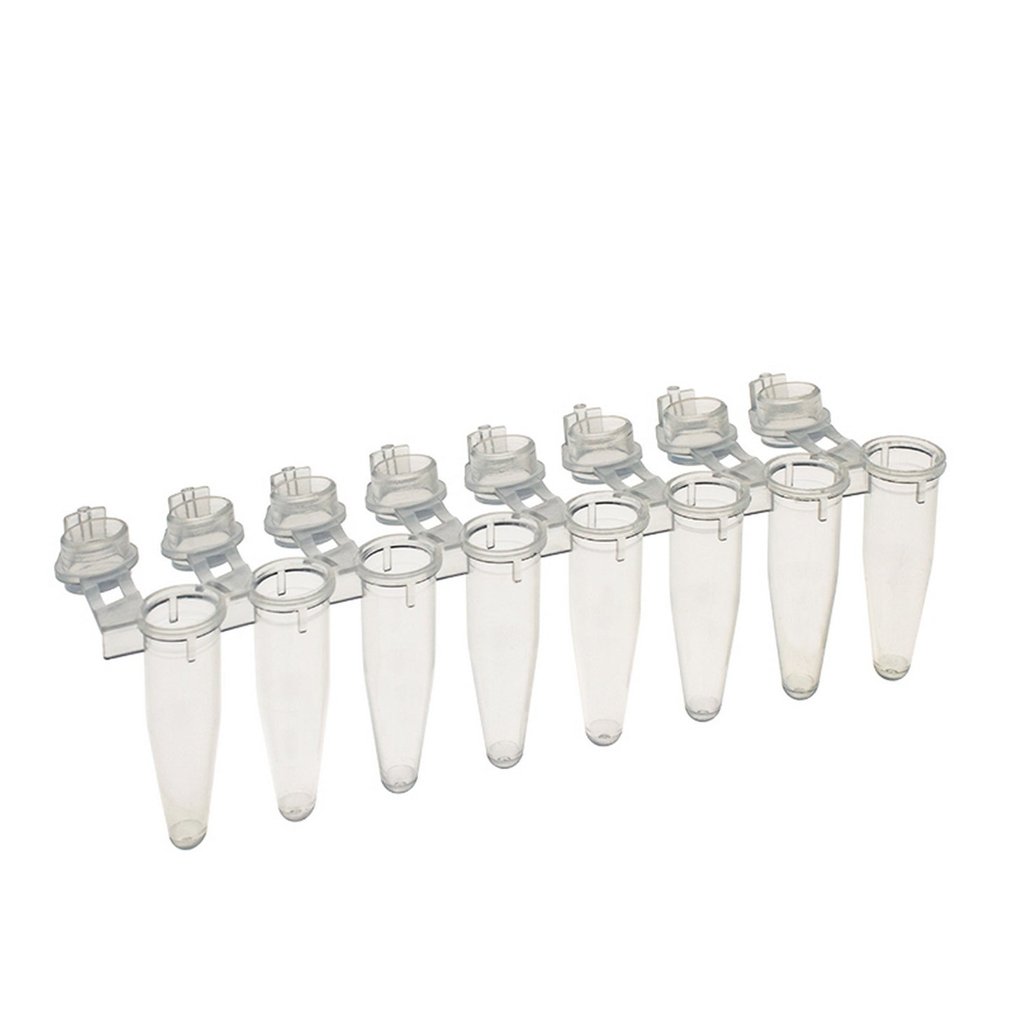Amplitube™  8 tube strips with individually attached caps : Caps - Flat, Tube Colors - Natural