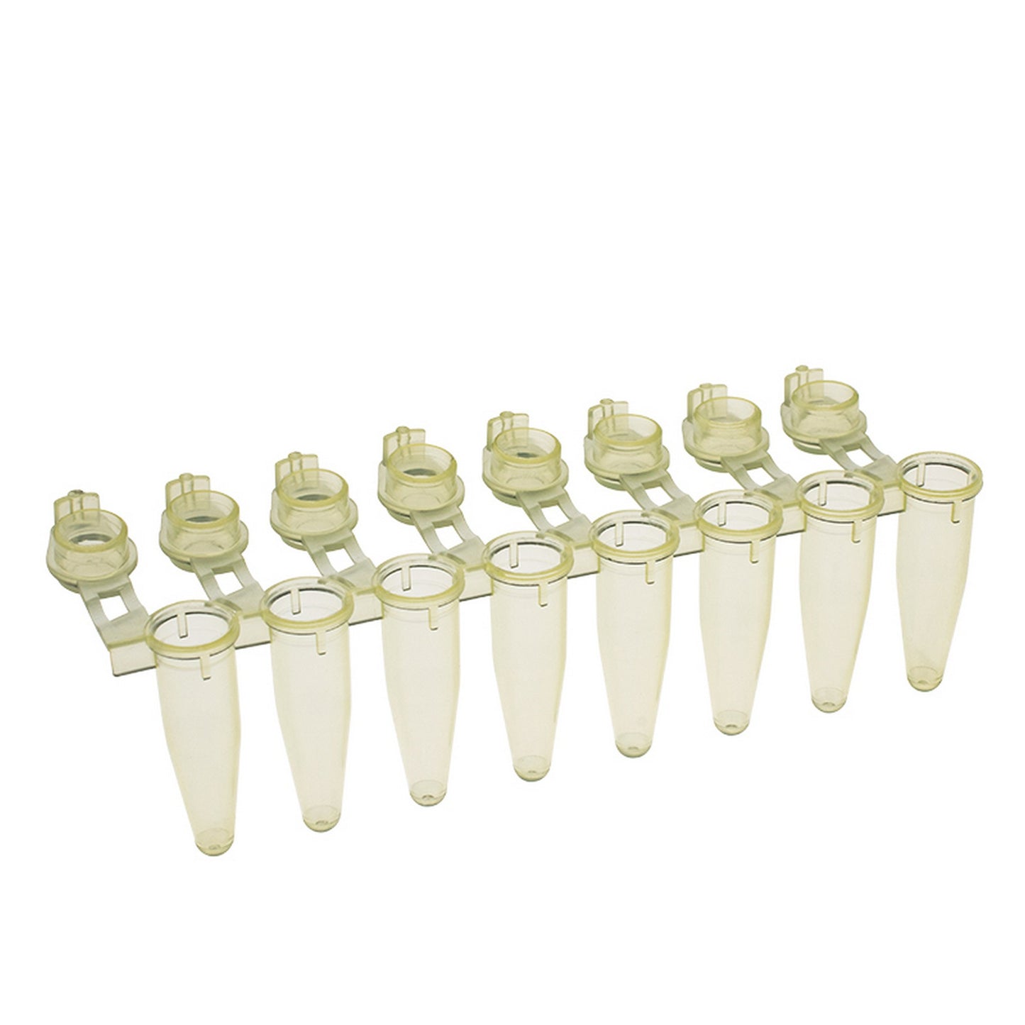 Amplitube™  8 tube strips with individually attached caps : Caps - Flat, Tube Colors - Yellow