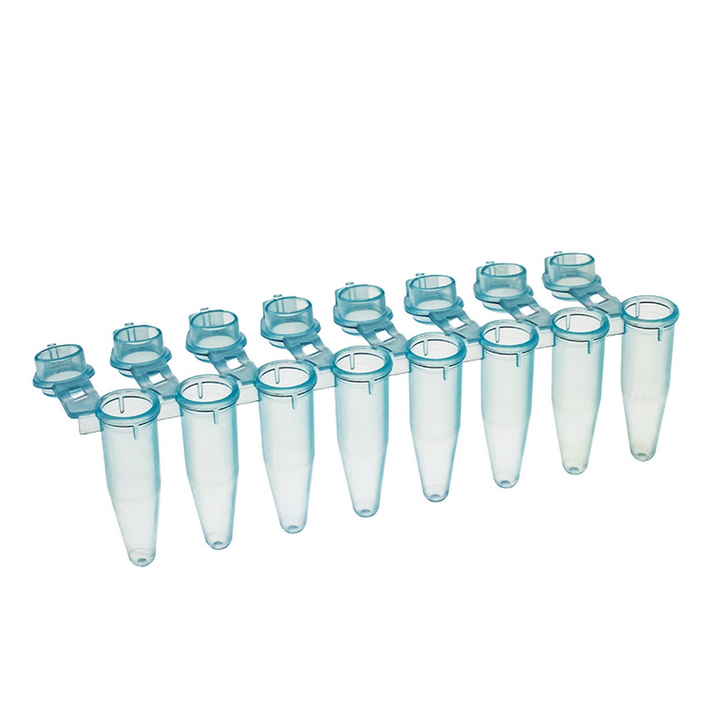 Amplitube™  8 tube strips with individually attached caps : Caps - Domed, Tube Colors - Blue