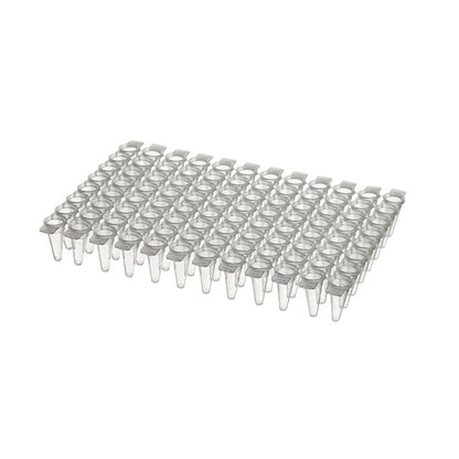 SuperFlex™ Break-Away 96-Well PCR Plate, Low Profile, Clear, Non-sterile, 10 Packages of 10
