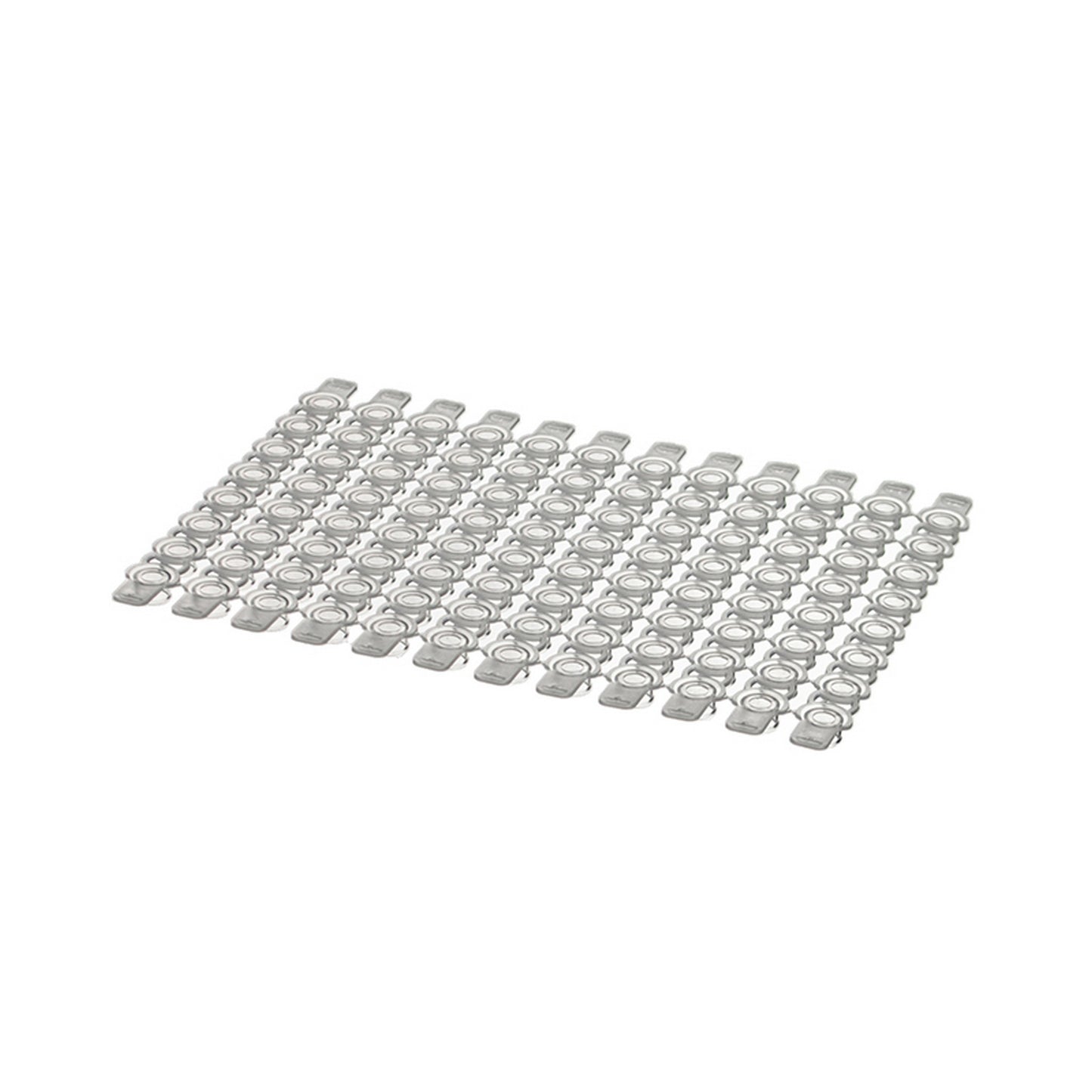 Clear Pierceable Cap Strips, 8 x 12 (for Clear or White Plates), Non-sterile, 10/bag, 100/cs