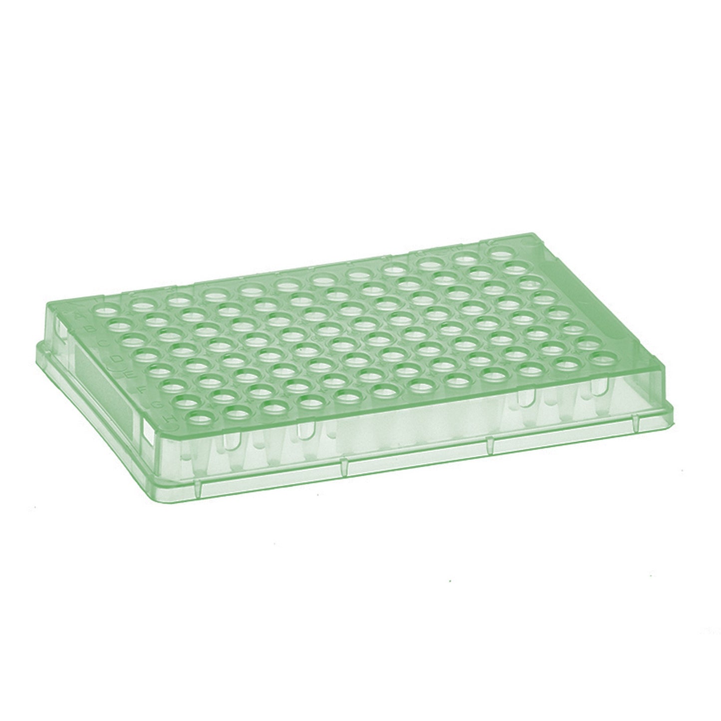 Skirted AMPLATE™ 96 well low profile PCR plates : Plate Colors - Green, Minimum Order Quantity of 10 Cases, Minimum Order Quantity of 10 Cases