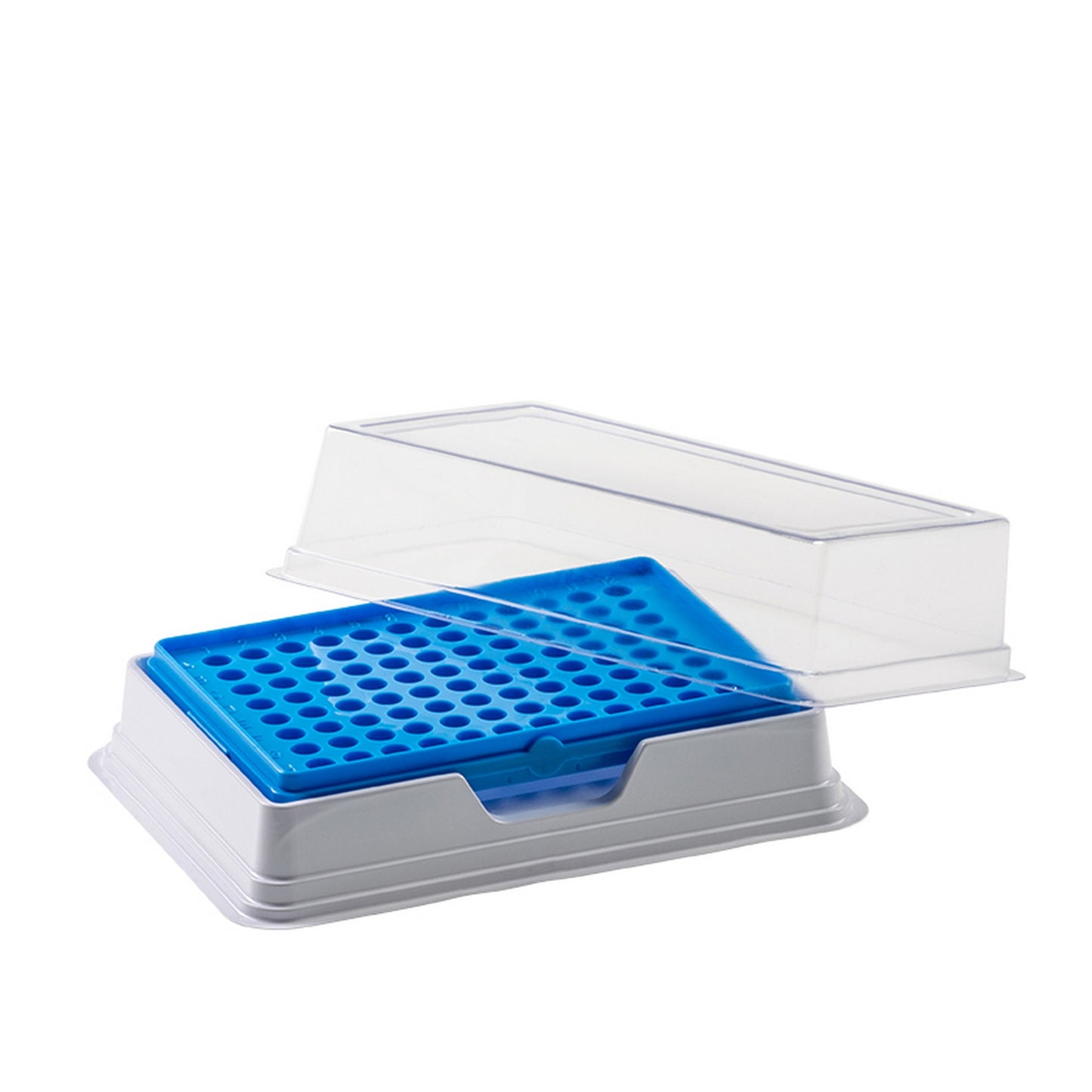 PCR Combi-Box™ White Base Clear Cover