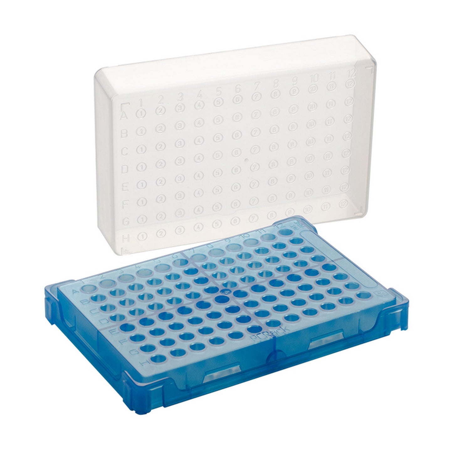 PCRack™ With Clear Lid, Blue