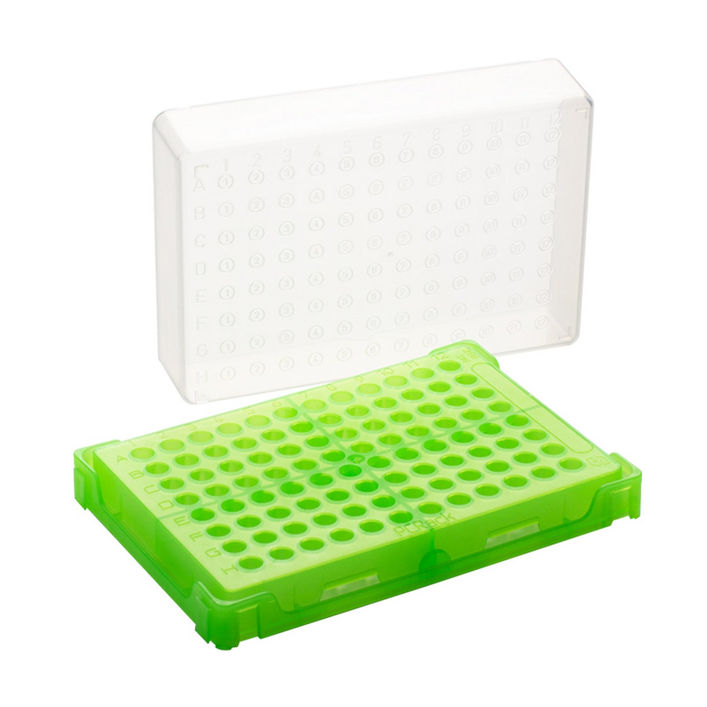 PCRack™ With Clear Lid, Green