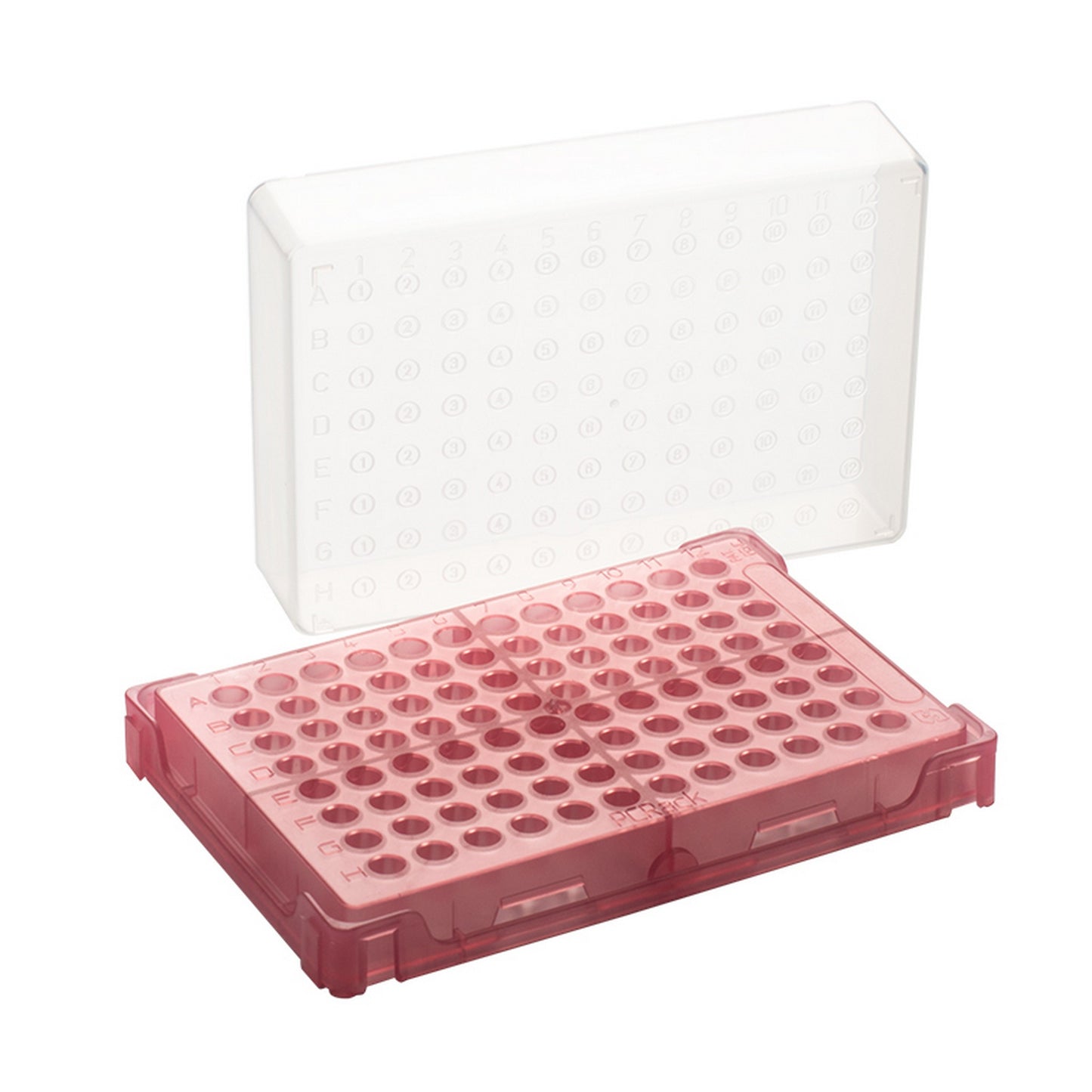 PCRack™ With Clear Lid, Red