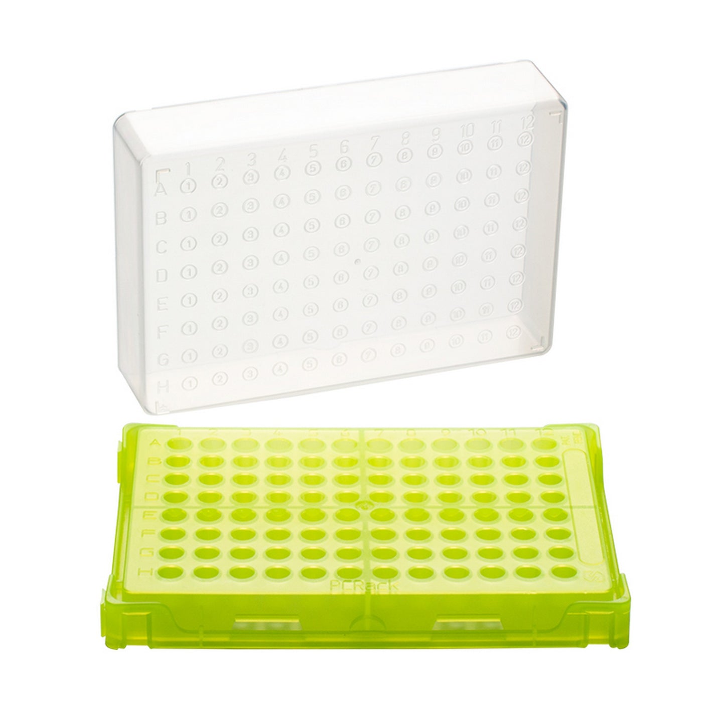 PCRack™ With Clear Lid, Yellow