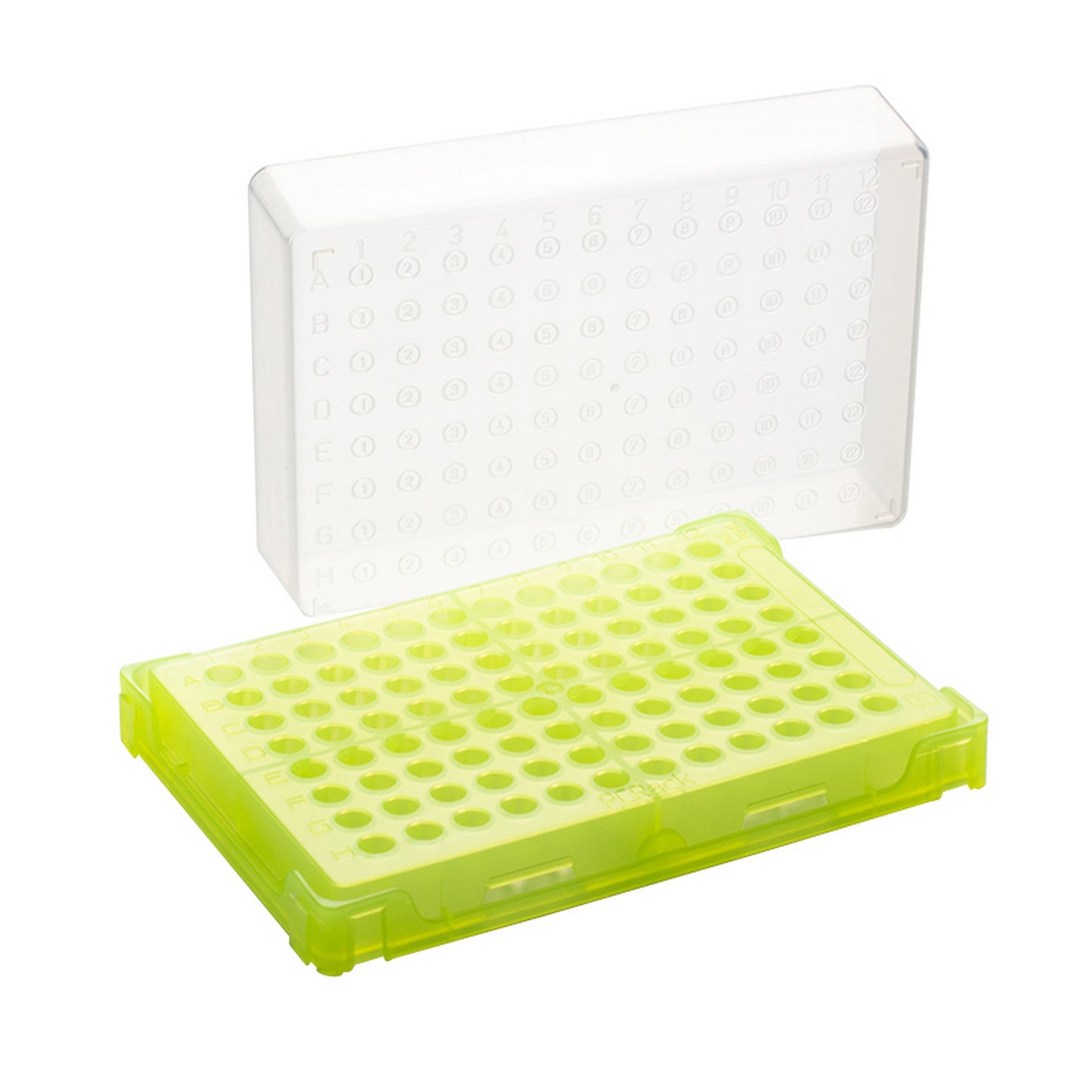 PCRack™ With Clear Lid, Yellow