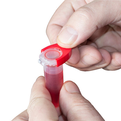 CapLock™ Clip for 5.0 ml Tubes with Snap Cap, Red
