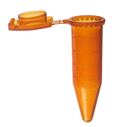 5.0 ml ClikLok™ Tubes, Flat top with cavity for CapInsert™,  Amber