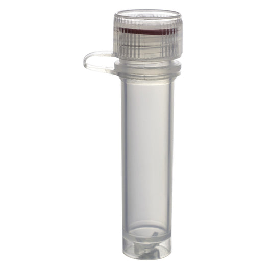 MicrewTube® with Washer Seal Screw Cap and Attachment Loop, 2.0 ml Self-standing, Assembled, sterile, non-graduated, Qty/Pk: 50, Qty/Cs: 500