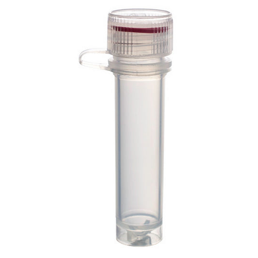 MicrewTube® with Washer Seal Screw Cap and Attachment Loop, 2.0 ml Self-standing, Not assembled, non graduated, Qty/Cs 1000
