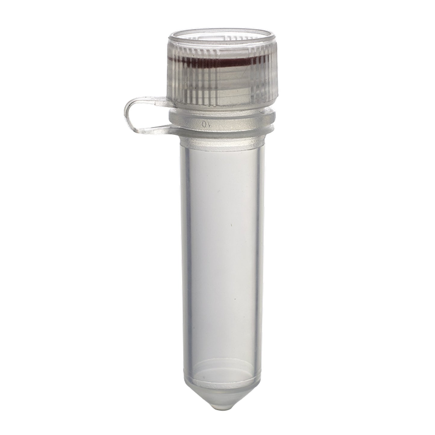 MicrewTube® with Washer Seal Screw Cap and Attachment Loop, 2.0 ml Conical Bottom, Assembled, sterile, non-graduated, Qty/Pk: 50, Qty/Cs: 500