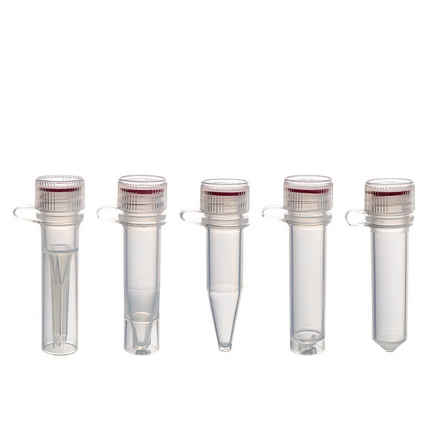 MicrewTube® with Washer Seal Screw Cap and Attachment Loop, 2.0 ml Self-standing, Not assembled, non graduated, Qty/Cs 1000