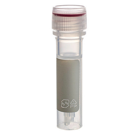 MicrewTube® with Washer Seal Screw Cap, 0.5 ml Self Standing, Assembled, sterile, white marking area and graduations, Qty/Pk: 50, Qty/Cs: 500