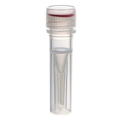 MicrewTube® with Washer Seal Screw Cap, 0.5 ml Self Standing, Assembled, Sterile, Qty/Pk: 50, Qty/Cs: 500